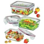 Bild von KÜCHENPROFI Vorratsdosenset Glas 3tlg.