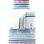 Bild von Traumschloss Seersucker Bettwäsche Maritim