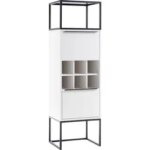 Bild von MCA furniture Highboard »Lille«, (1 St.), mit LED-Beleuchtung, Wohnzimmerschrank in Eiche Artisan NB