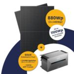 Bild von Anker Solarbank 2 E1600 Plus und Kleines Kraftwerk 880Wp Duo mit optionaler Halterung