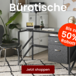 Bild von Bis zu 50% sparen auf Bürotische!