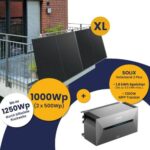 Bild von Anker Solarbank 2 E1600 Plus und Kleines Kraftwerk XL 1000Wp Duo mit optionaler Halterung