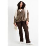 Bild von C&A Stoffhose-High Waist-Bootcut Fit