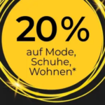 Bild von Deine Black Weeks. Dein Spar-Highlight. 20% Rabatt auf Schuhe, Mode & Wohnen