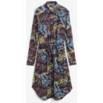 Bild von Hemdblusenkleid aus fließender Viskose