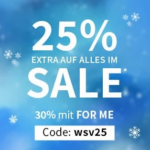 Bild von Bis zu 75% sparen + 25% extra Rabatt auf alles im Sale!