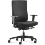 Bild von Dauphin @Just evo operator AJ 4876 Polsterrücken, komplett schwarz (Express-Modell)