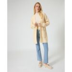 Bild von Longcardigan mit Zopfstrickmuster
