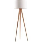 Bild von Stehleuchte TRIPOD WOOD WHITE von ZUIVER