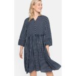Bild von Sheego Kleid mit Streifen, weit schwingender Rock