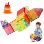 Bild von VEVOR Magnetic Building Kinder Spielzeug Magnetische Bausteine Blöcke 121-teilig