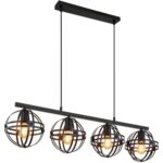 Bild von GLOBO Pendelleuchte schwarz