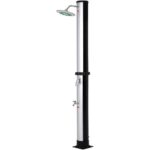 Bild von monzana® Solardusche Silber/Schwarz 35L