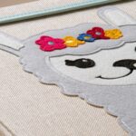 Bild von Lifeney Aufbewahrungsbox mit Deckel Lama, 33x33x33cm