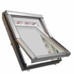 Bild von Roto Dachfenster dreifach Verglasung Dachdecker Favorit“ aus Kunststoff mit Wärmedämmung und Eindeckrahmen“