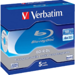 Bild von VERBATIM 43748 BD-R DUAL 50GB 6X Rohling