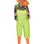 Bild von Latzhose Karnevalshose neongrün XL