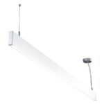 Bild von Isoled Led Hängeleuchte Linear Up+down 1200, 40w, Prismatisch, Linear-Verbindbar, Weiß, Warmweiß