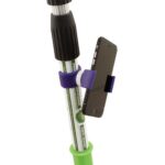 Bild von Axis24 GmbH Axis Line Handyhalterung für Teleskopstangen Universalhalterung Smartphone, I-Phone, Bildschirm, GPS-Fahrradcomputer Handyhalterung lila