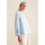 Bild von seidensticker Stehkragenbluse Streifen Stehkragen 36 female