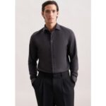 Bild von seidensticker Slim Flanellhemd Uni 1 Kentkragen 41 female