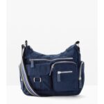 Bild von bonprix Umhängetasche mit Außentaschen – blau – Damen – Size: 0