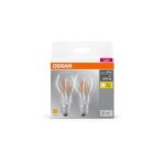 Bild von OSRAM LED-Lampen Base CLASSIC A40 Multipack E27 4 W klar, 2 St.