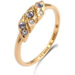 Bild von Haze & Glory Ring – Ring Mondstein Lolith 375 Gelbgold – Reef Ring – Gr. 54 MM – in Gold – für Damen