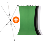 Bild von Bundle X-Drop Hintergrund-System + Hintergrund 3,0 x 1,5 m