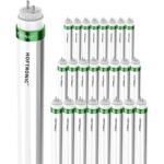 Bild von HOFTRONIC 25x LED Röhre 120cm – T8 G13 – VSG – KVG EVG – 18W 2700lm (150lm/W) – 4000K neutralweiß – Flimmerfrei – Ersetzt 70W (70W/840) – Inkl. Starter – KVG & EVG Kompatibel – Aluminiumröhre – LED Leuchtstoffröhre