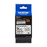 Bild von Original Brother P-Touch 310 (TZE-S121) Schriftband 9mm/8m Schwarz auf Transparent