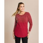 Bild von Maloo Pullover Fledermausarm Night Fever