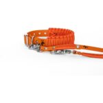 Bild von Elbhunde Biothane Paracord Halsband Fireball XS Chrom (silber) Inkl. Classic Leine