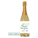 Bild von Riesling Sekt mit Text und Wunschmotiv (075 l )