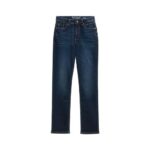 Bild von TOM TAILOR Damen TTELVA STRAIGHT High Waist Jeans, blau, Uni, Gr. 28/32