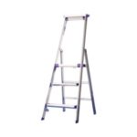 Bild von Stufenstehleiter Lila-Serie, 3 Stufen