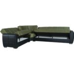 Bild von Dmora Schlafsofa mit Matias Ottomane 305×238 cm Schwarz Stauraum