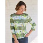 Bild von Rabe Sweatshirt Sternenglück – Grün – female – Size: 50