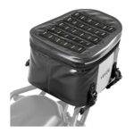 Bild von VEVOR Motorradhecktasche 28 L wasserfest, Rücksitztasche Kofferraumtasche für Motorradgepäck, Gepäckaufbewahrung mit Tasche & verstellbarer Schnalle, universell passender Gepäckträger, Schwarz