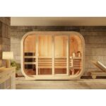 Bild von FinnTherm Innensauna Ellipso L Naturbelassen