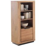 Bild von Pharao24.de Standregal in Wildeichefarben drei Einlegeböden