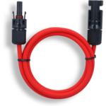 Bild von Verlängerungskabel 4mm² beidseitig kompatibel mit MC4 Solarkabel rot inkl. Stecker – 3m