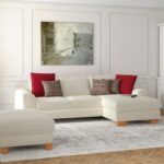 Bild von Ecksofa SIT & MORE „Dundee L-Form“, beige (creme), B:264cm H:86cm T:175cm, Sofas, Ecksofa, mit Federkern und Massivholzfüßen, wahlweise mit Kopfteilverstellung