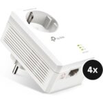 Bild von TP-Link TL-PA7017P AV1000 Kit – mit 4 Powerline-Ethernet-Adaptern