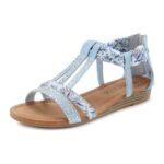 Bild von Lascana Sandale Damen Hellblau Gr.42