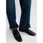 Bild von Schuh mit Raffdetail und Schleife schwarz – Damen – 42 – MANGO