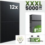 Bild von Tepto 5000W Plug&Play PV-Anlage Premium mit FoxEss Avocado 22 Pro 6,33kWh Speicher