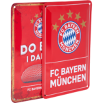 Bild von FC Bayern Metallschild 2er-Set – Rot