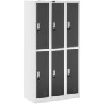 Bild von Fromm & Starck Spindschrank – 6 Fächer – grau STAR_MCAB_15