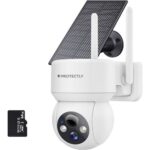 Bild von Protectly Kabellose 3K 5MP Solar-Weiß-Außenkamera